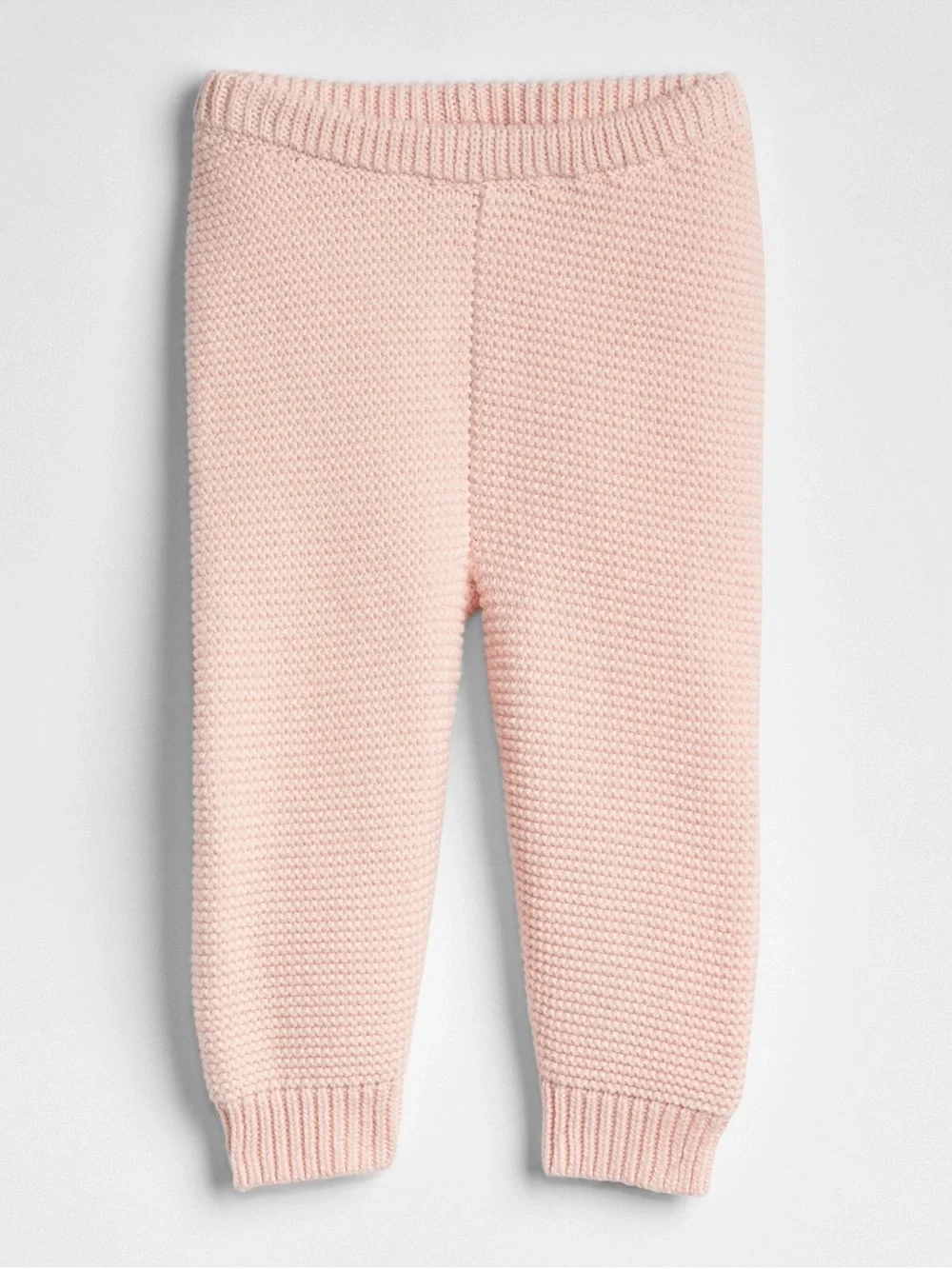 GAP Baby Pink Knit Hooded Cardigan and Pants Set 12-18M